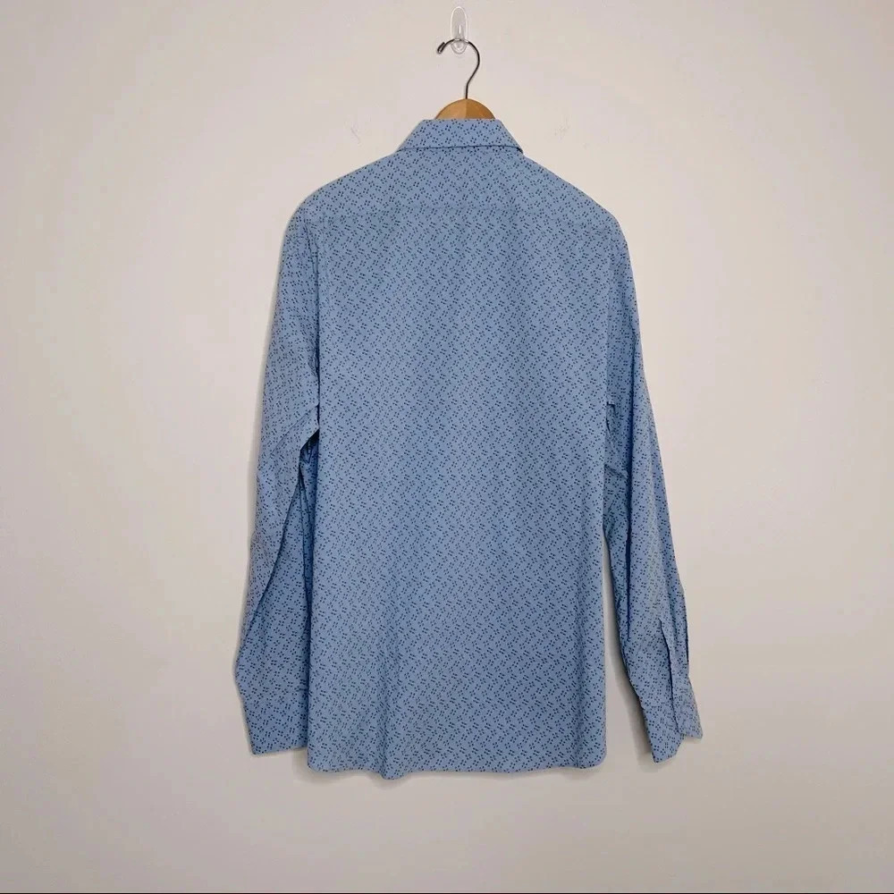 THOMAS DEAN BLUE DESIGN PERFORMANCE BUTTON DOWN S… - image 2